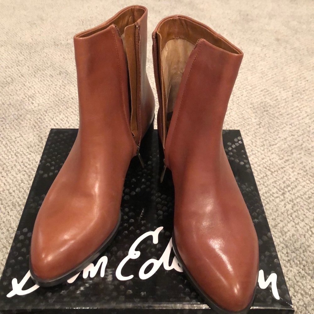 Sam Edelman size 9.5 Joey boot in Saddle Leather
